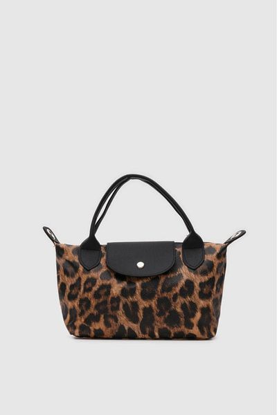 BAGzy Tiger Leopard Pattern Mini Shoulder Bag