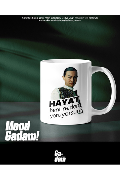 Gadam "Life Why You Get Tired Me" - Mood Mug - Mood Collection