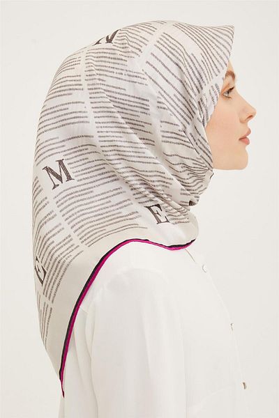 Armine 23ya8942 Μοντέλο Twill Silk Scarf - 6 04