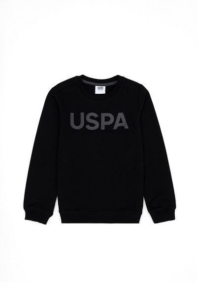 U.S. Polo Assn. Черен базов суичър за момче 50269425 -Vr046