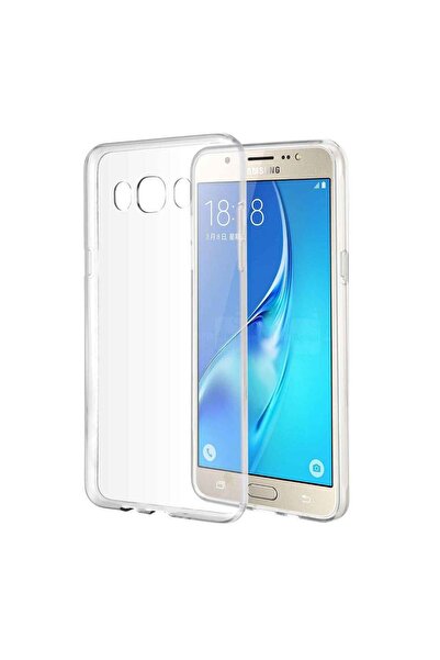 Nettech Samsung Galaxy J510 J5 2016 Uyumlu Şeffaf Seri Arka Koruma Kılıf - Şe...