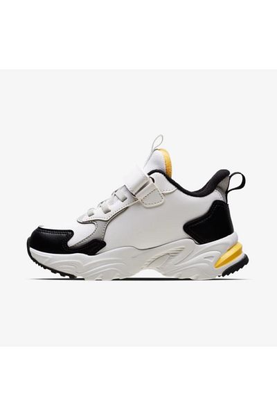 Lescon Flow Pu Phlon Light Sole Velcro Children's Sports Shoes Children's Sports Shoes White