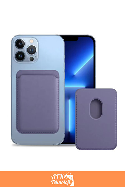 AFKTECH iPhone 11-12-13-14-15-16 Serileri ile Uyumlu Magsafe Kartlık Mıknatıs...