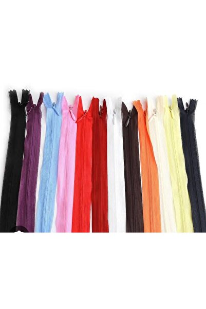 ÇORUM TERZİ LEVAZIMAT Elbise gizli fermuar 50cm 10 adet