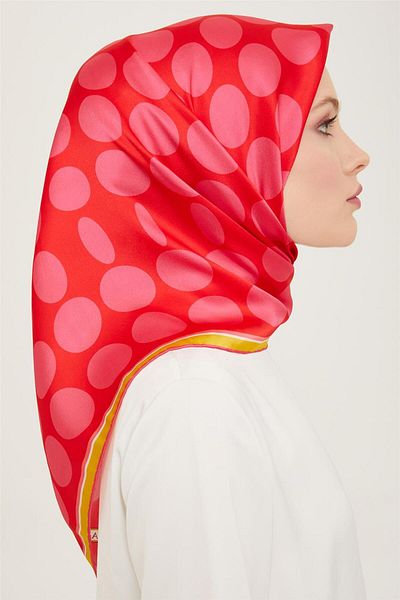Armine 24Ya9156 Model Twill Silk Scarf - 86X58