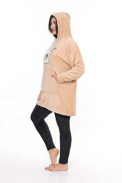 mervemoda Women's Plush Tights 2-Piece Set