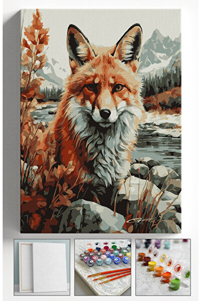 Sulepas Sayılarla Boyama Çerçeveli Hobi Seti Numaralı Tuval Fırça Boya Dahil ...