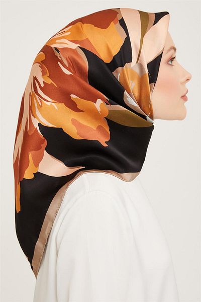 Armine Eșarfă din twill de mătase - 23ka9042 3 06