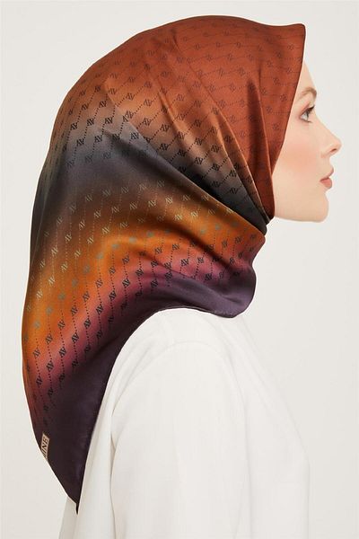 Armine Sura Silk Scarf - 23ka9003 22 Model