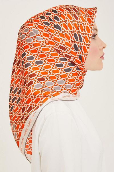 Armine Twill Silk Scarf 24Ya9144 37 37