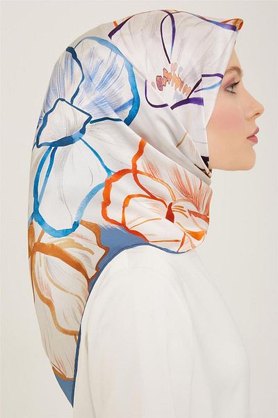 Armine Sura Silk Scarf 24Ya9110 34 05