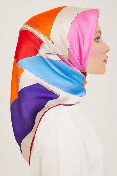 Armine Twill Silk Scarf 24Ya9125 83 04