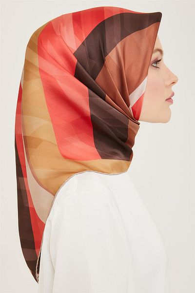 Armine Twill Silk Scarf 24Ya9137 55 06
