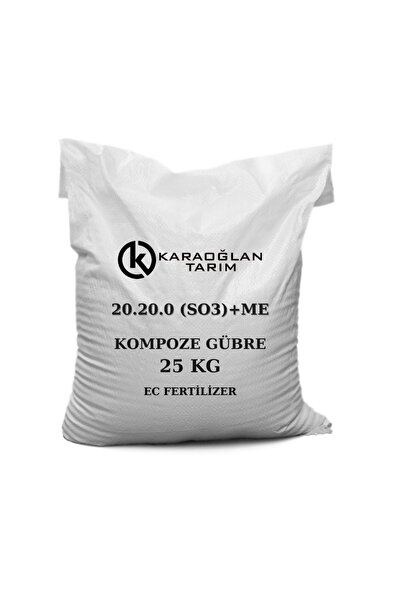 karaoğlan tarım 20.20.0 Npk Süper Kompoze Kükürt İz Element Katkılı Ağaç Sebz...