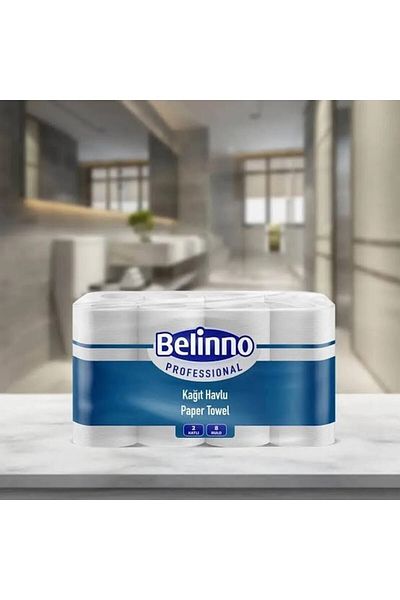 BELİNNO Double Layer Roll Paper Towels Set of 6 - Belinno