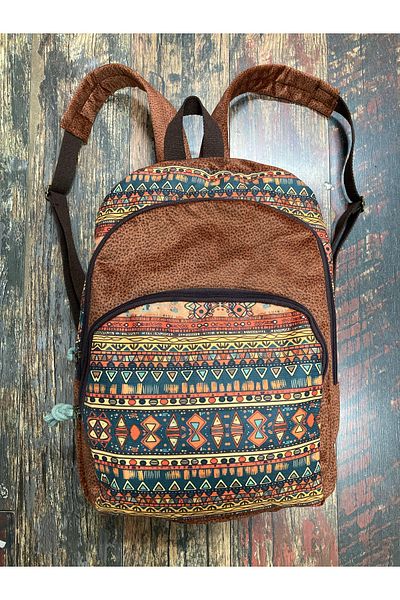 Street Bag Ethnic Authentic Bohemian Αδιάβροχο Φαρδύ Ορθοπεδικό Σακίδιο πλάτης 3 θέσεων