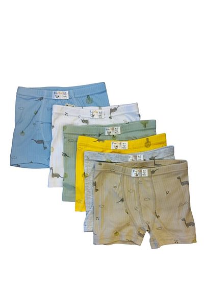 Derby 3 Pcs Mixed Color 100% Cotton Boy Boxer