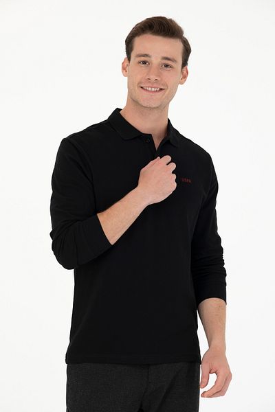U.S. Polo Assn. Men's Black Basic Sweatshirt 50276314 -Vr046