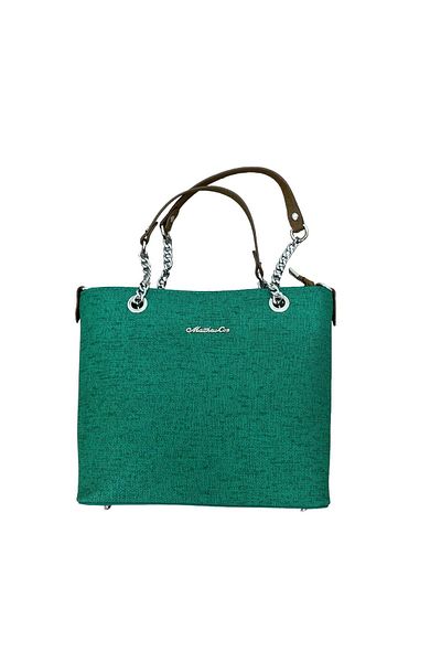 Matthew Cox T771 Green Camel Women's Handbag