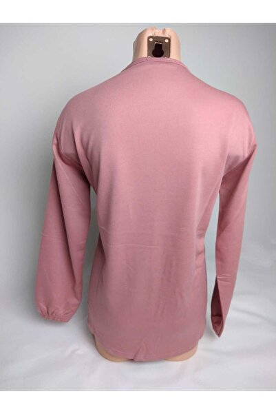 YAŞAR TRİKO Γυναικεία μπλουζάκι με λαιμόκοψη με κουμπιά με μακρύ μανίκι με ελαστικό καρπό με δύο κλωστές