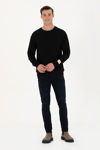 U.S. Polo Assn. Men's Black Sweatshirt 50273989 -Vr046
