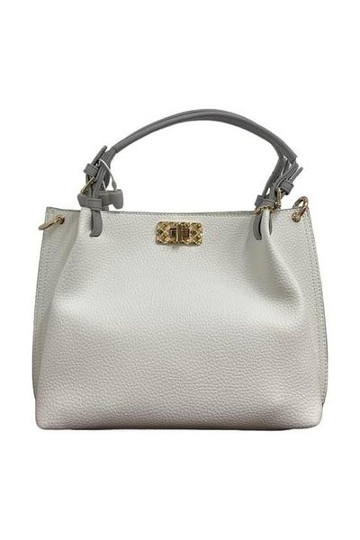 Matthew Cox t768 ModEl White and Gray Women's Handbag