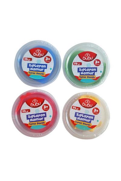 Bubu Has-006 Model 4-Piece Jumping Dough Set - New