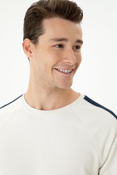 U.S. Polo Assn. Men's Stone Color Sweatshirt - 50274063 -VR049
