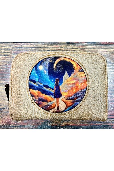 Street Bag Βολικό πορτοφόλι Ethnic με αυθεντικό σχέδιο με θήκη για κάρτες και θήκη για κέρματα