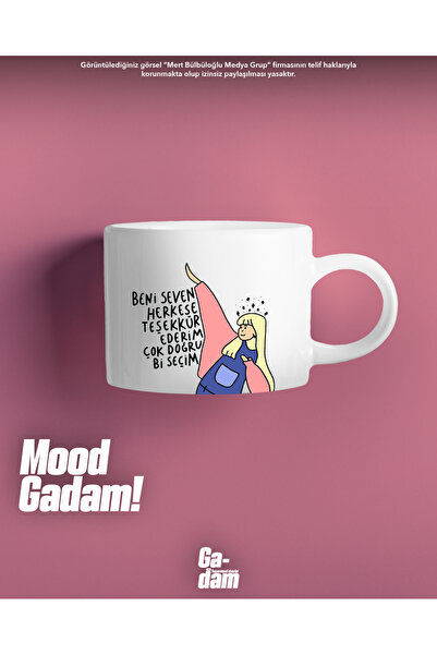 Gadam "شكرًا لجميع الذين يحبونني، اختيار صحيح جدًا" - كوب المزاج - مجموعة المزاج