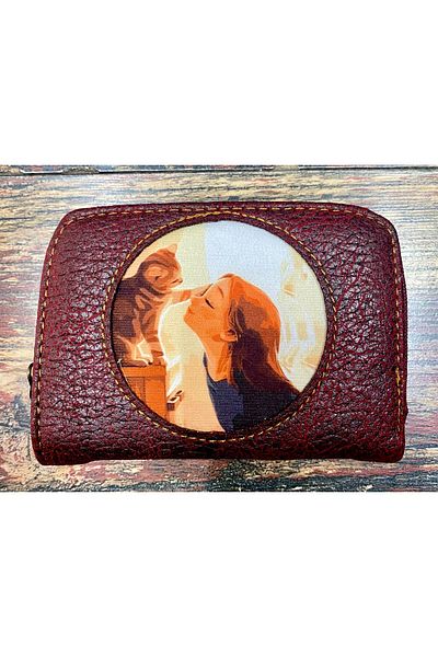 Street Bag Ethnic Authentic Patterned Useful Wallet with Card Holder and Coin Compartment