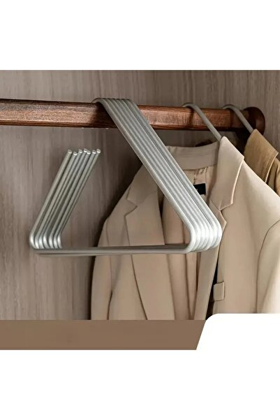 MG HOME 12 Adet Üçgen KROM Yeni Stil Askı Elbise Askısı Kıyafet Askısı Metal ...