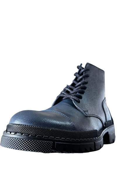 GÜR MODA AYAKKABI HAKİKİ DERİ ORTOPEDİK DERİ ASTAR KAUÇUK TABAN BAĞCIKLI VE FERMUARLI GÜNLÜK BOT