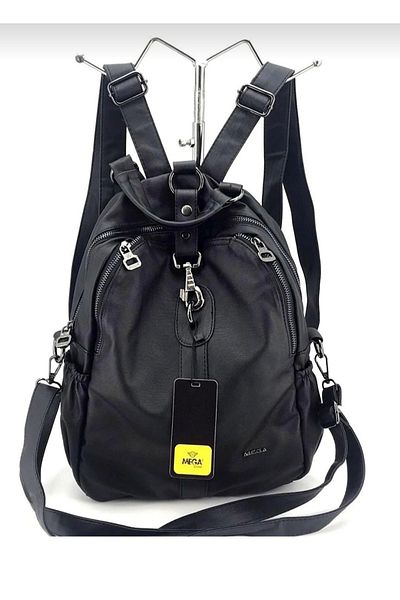 MEGA ÇANTA Tm1370 Model Black Backpack and Shoulder Bag