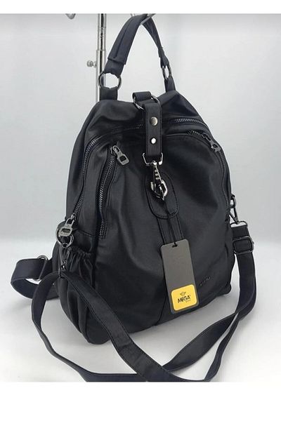MEGA ÇANTA Tm1370 Model Black Backpack and Shoulder Bag