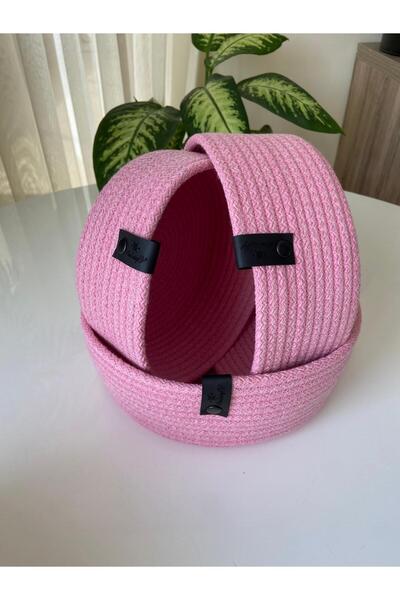 Nev Design منظم سلة من الخوص مكون من 3 قطع - صناعة يدوية متعددة الأغراض