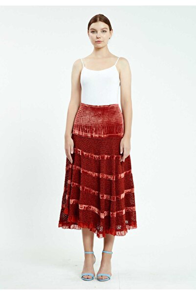istanmall MİDİ DÜZ RENK REGULAR ETEK SER17453KRT