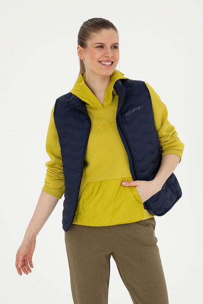 U.S. Polo Assn. Women's Navy Blue Vest 50280834 -Vr033