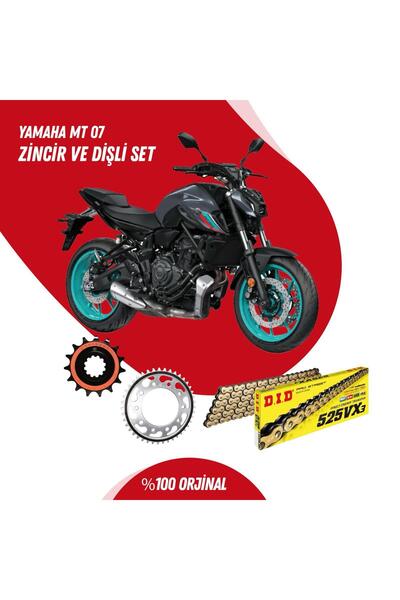 D.I.D YAMAHA MT 07 14-23 DID VX3 GOLD ZİNCİR DİŞLİ SET DIDKMP032