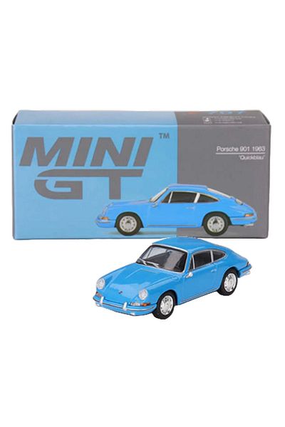 TOYFEST سيارة ميني جي تي 1/64 بورش 901 1963 كويك بلو قابلة للجمع