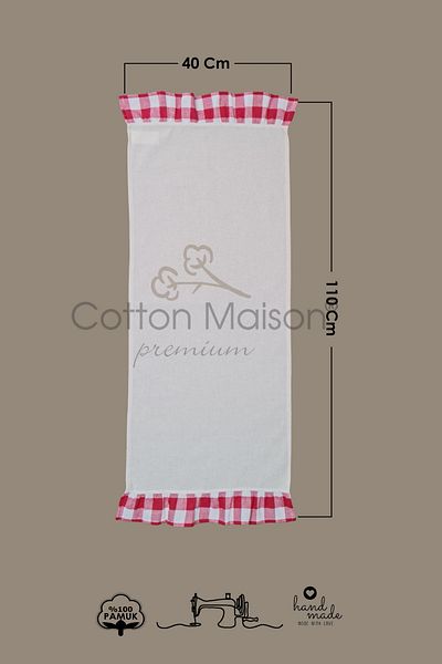 cotton maison Runner Frilly Retro 40X110 cm