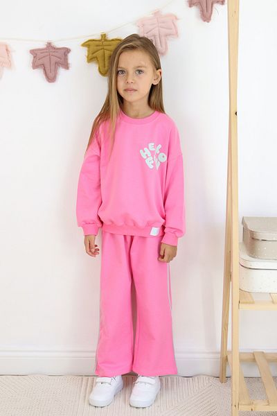 Harika KIDS Σετ φόρμας για κορίτσια Hello Fun με εμπριμέ ισπανικό πόδι με δύο κλωστές