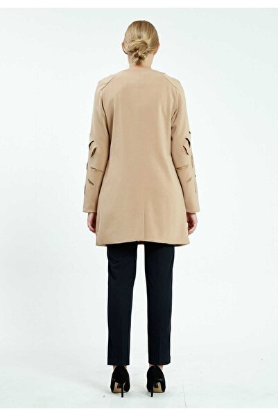 istanmall Long Sleeve Solid Color Regular Tunic Ser21247Cam