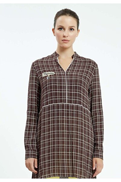 istanmall Туника с дълги ръкави и райета - Regular Fit SER23586KBJ