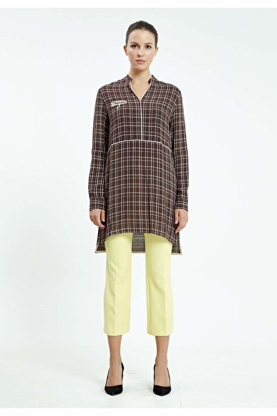 istanmall Туника с дълги ръкави и райета - Regular Fit SER23586KBJ