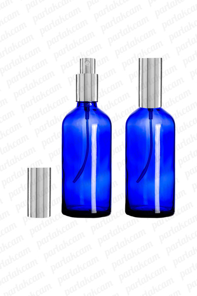 parlakcam 100ml Gümüş Renkli Metal Lüx Sprey Şişe, Parfüm Kolonya vb İçin Sız...