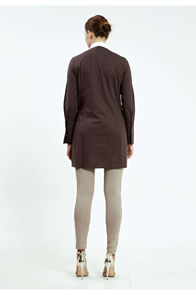 istanmall Μονόχρωμο μακρυμάνικο τουνίκ - SER23380KBJ