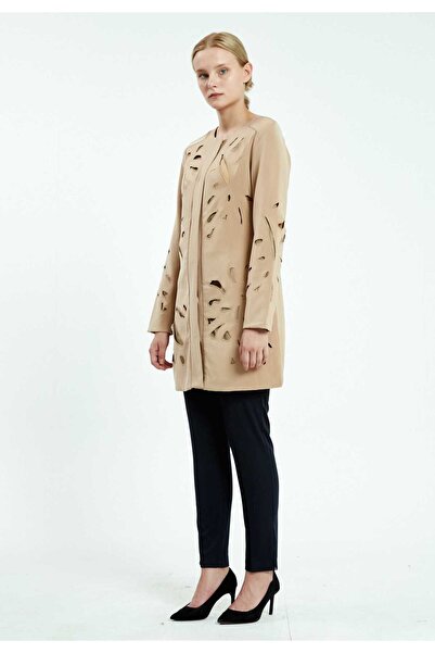 istanmall Long Sleeve Solid Color Regular Tunic Ser21247Cam