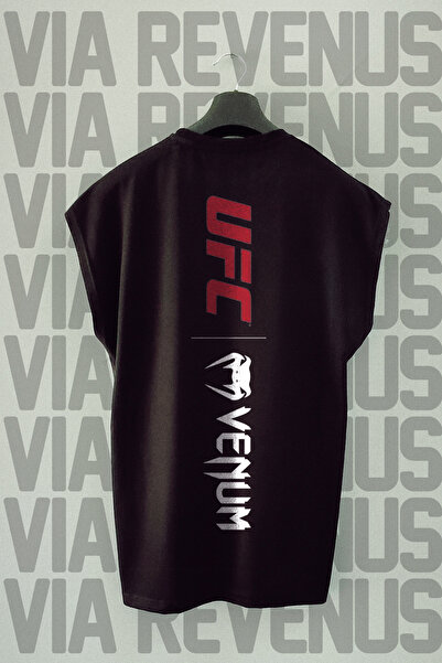 Vordevia تيشيرت رياضي بأكمام قصيرة مطبوع من الأمام والخلف من UFC Venum