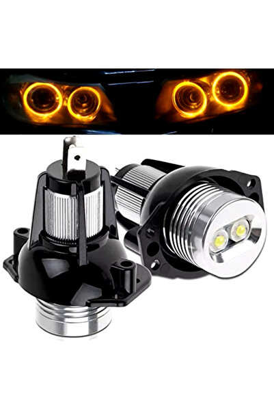 idealaksesuar E90 E91 Led Far Ampulü Amber Sarı Renk Led Far Ampulü 12w 900LM
